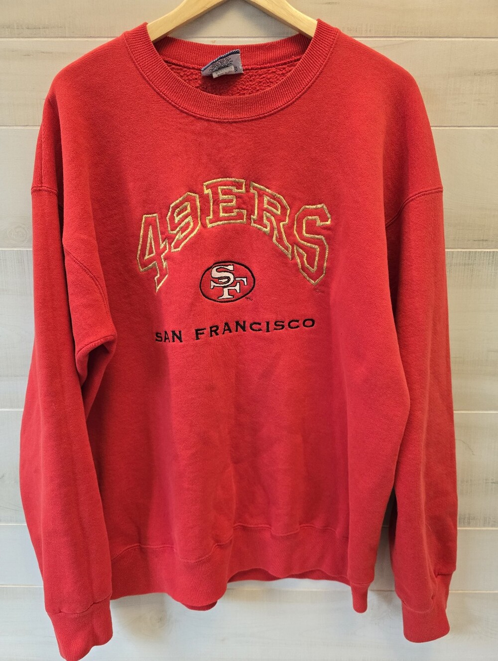 {XL} Vintage 90s San Francisco 49ers NFL Football Team Embroidered Sweatshirt